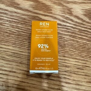 REN Ready Steady Glow Daily AHA Tonic 15ml - BRAND NEW IN BOX